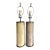 A Pair of Mid-Century Hair-on-Hide Wrapped Table Lamps With Brass Trim For Sale