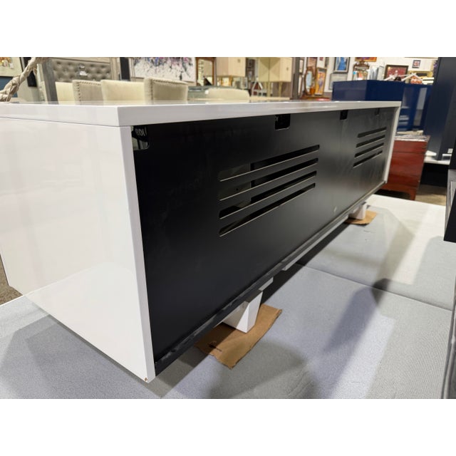Contemporary Bdi "Marina" Media Console For Sale - Image 3 of 6