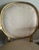Wood Hickory Chair French Arm Chair - Gold Metal Leaf With Red Undertone For Sale - Image 7 of 11