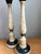 Vintage Sarreid Candlestick Lamps - A Pair For Sale - Image 12 of 18
