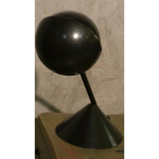 Metal Desk Lamp with Adjustable Sphere Lampshade, 1980s For Sale - Image 3 of 10