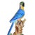 Chinoiserie Vintage Chinese Blue Majolica Parrot Figurines - A Pair For Sale - Image 3 of 13
