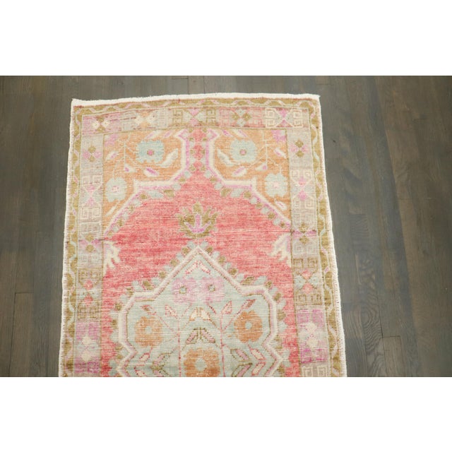 Hollywood Regency Vintage Colorful Anatolian Turkish Rug - 2'10" x 5'10" For Sale - Image 3 of 7