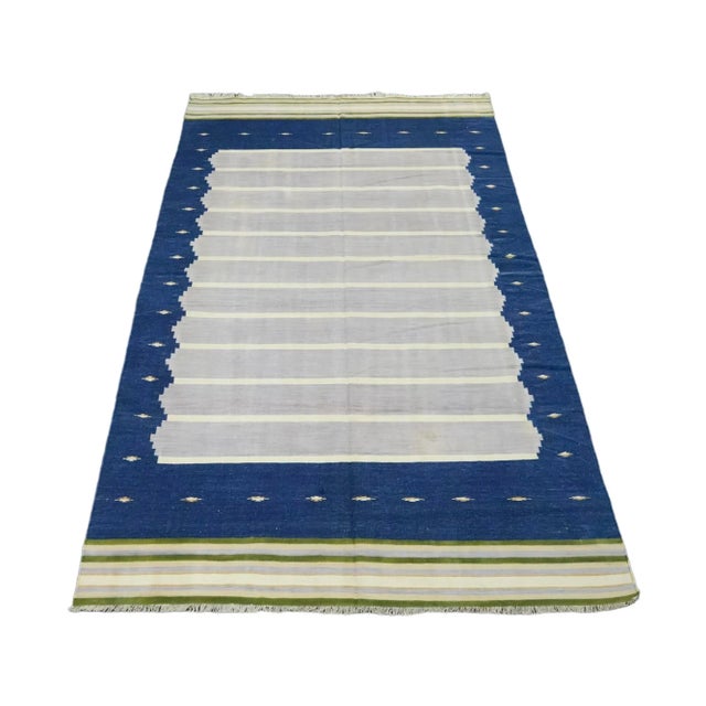 This 3x7 vintage Dhurrie runner rug is an exciting new curation from Rug & Kilim’s latest acquisition of rare and...