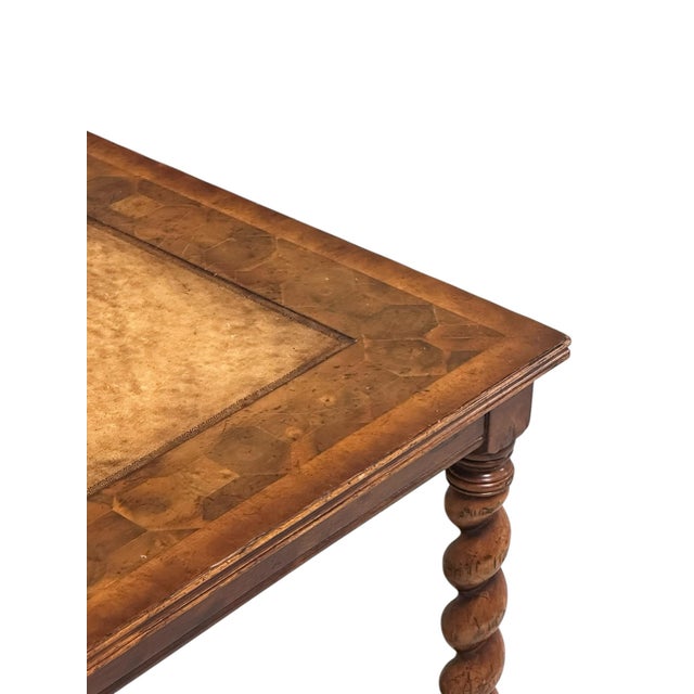 Wood Jonathan Charles Windsor Collection Oyster Side Table For Sale - Image 7 of 12