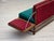 Danish 2-Seater Drop Arm Sofa in Striped Red Wool and Oak, 1950s For Sale - Image 15 of 18