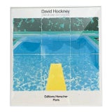 Vintage David Hockney Gallery Show Poster For Sale