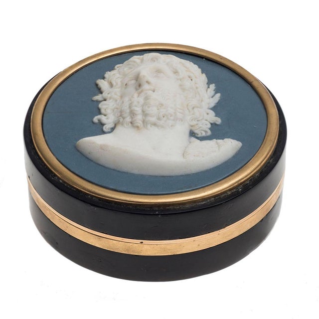 Antique Neoclassical Ebony Box For Sale - Image 4 of 5