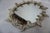 Baroque 1930s Italian Painted Mirror With Leaves From Mla For Sale - Image 3 of 9