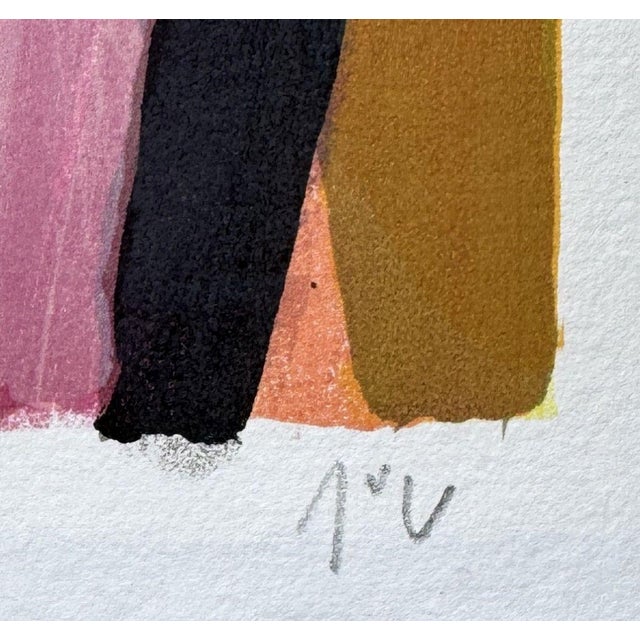 Modern Bram Van Velde, Abstract Composition, Original Lithograph For Sale - Image 3 of 5