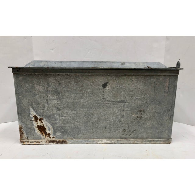 Antique Galvanized Metal Bronx Ice Chest Chairish