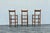 1970s Set of 3 Danish Modern Style Oak Bar Stools With Rush Seats | Mid-Century For Sale - Image 14 of 18