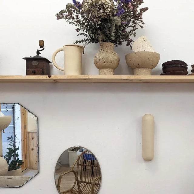 Sculpture Materials Small Kyrtos Wall Light by Lisa Allegra For Sale - Image 7 of 8