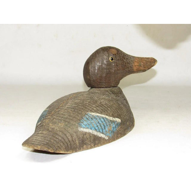 Antique Folk Art Duck Decoy For Sale - Image 11 of 12