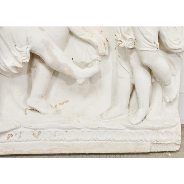 Renaissance Style Plaster Relief Sculpture After Luca Della Robbia For Sale - Image 12 of 18
