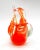 Glass Orange & Clear Murano Sommerso Glass Bird – 20th Century – Italian Modern / Collectible Glass For Sale - Image 7 of 10