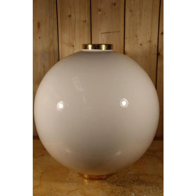 20th Century Ball Vase from Longwy, 1980s For Sale - Image 3 of 6