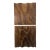 Studio a Home Pair of Dune Hand-Carved Mango Wood Wall Panels For Sale