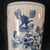 White Chinese Ceramic Pot,Blue and White Porcelain Brush Pot Hand Painted Flowers and Birds Pattern For Sale - Image 8 of 11