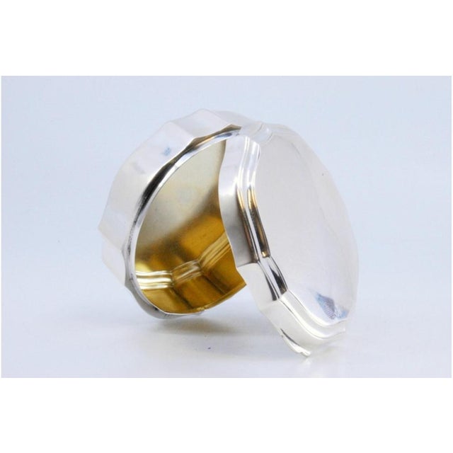 Plain Silver Rosary Box with Borders For Sale - Image 3 of 10