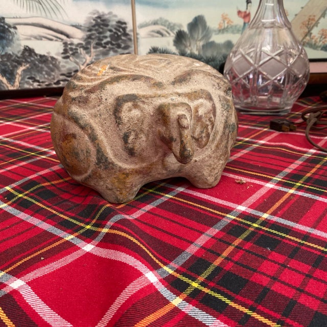 Cream Vintage Stout Elephant Sculpture in the Style of Botero For Sale - Image 8 of 8