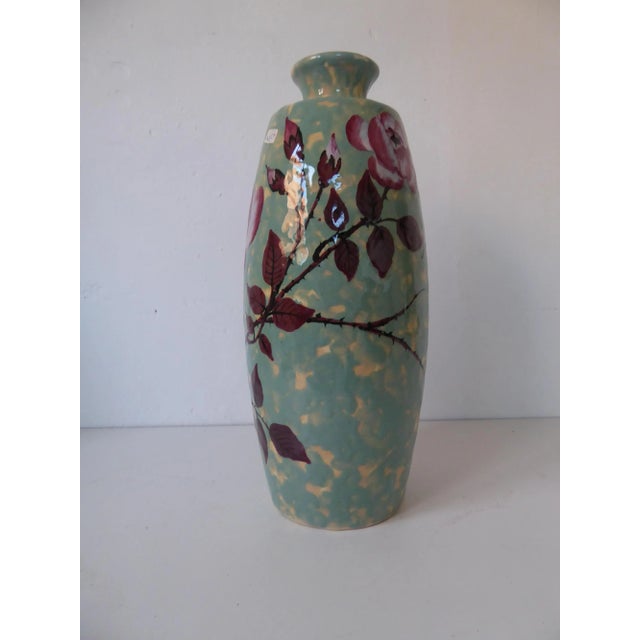 High Art Deco French Ceramic Vase by Dargyl For Sale - Image 9 of 11