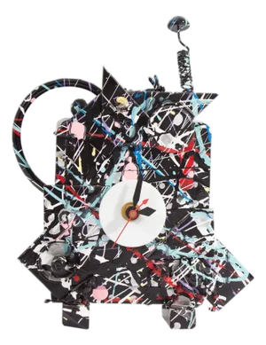 Richard Birkett Signed 1990 Splatter Fantasy Clock