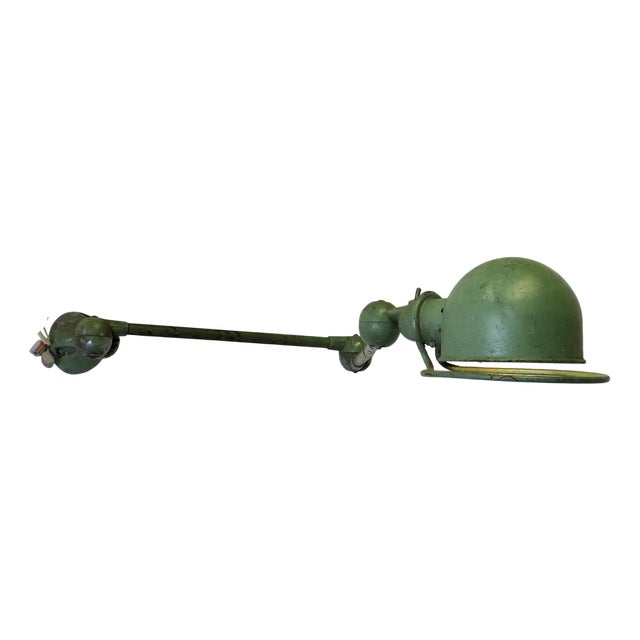 Vintage French Industrial Articulated Wall Light, 1950s For Sale