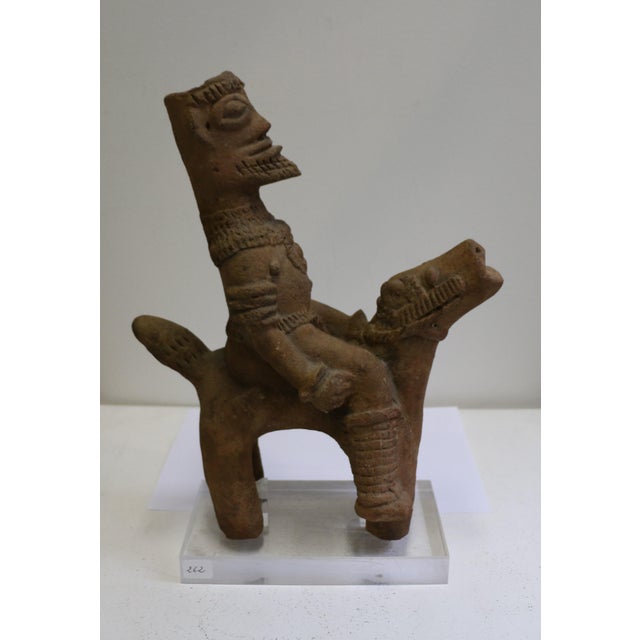 Ceramic Antique Ghanaian Koma-Bulsa Terracotta Equestrian Sculpture For Sale - Image 7 of 7
