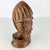 Folk Art Vintage Don Quixote Bust Statue Bearded Man Hand Carved Wood Folk Art For Sale - Image 3 of 7