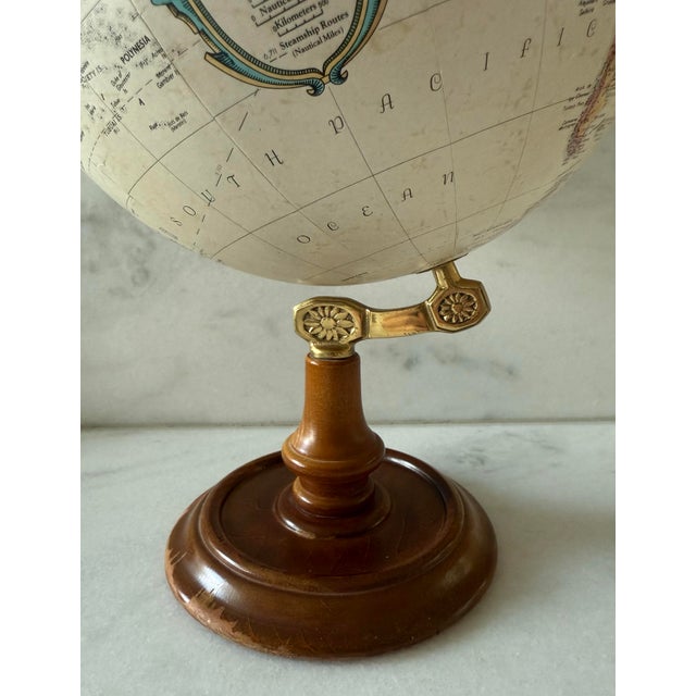 VIntage Replogle 9" World Classic Series Globe For Sale In Austin - Image 6 of 10