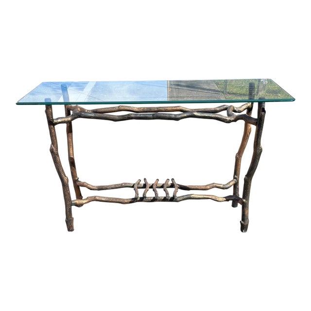Iron Console Table For Sale