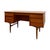 Vintage Mid Century Modern Danish Teak Executive Desk With Rear Bookshelf. For Sale In Seattle - Image 6 of 13