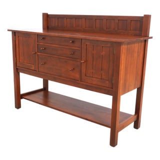 Stickley Mission Arts & Crafts Cherry Sideboard For Sale