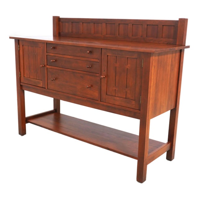 Stickley Mission Arts & Crafts Cherry Sideboard For Sale