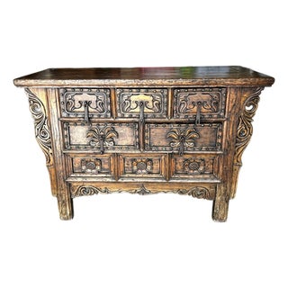 Antique Altar Coffer/Cabinet From Shanxi Province For Sale