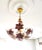 1980s Vintage Chandelier Murano Brown Glass For Sale - Image 5 of 14