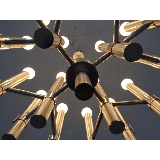 Sputnik Chandelier by Angelo Brotto for Esperia, Italy, 1960s For Sale - Image 11 of 18