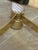 Metal 1980s Vintage Italian Brass Horn 1 Coffee and 2 End Tables Thick Glass - Set of 3 For Sale - Image 7 of 12