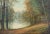 Wonderful turn of century English School landscape with swans in park setting, by an unknown artist, c.1900. Signed with...