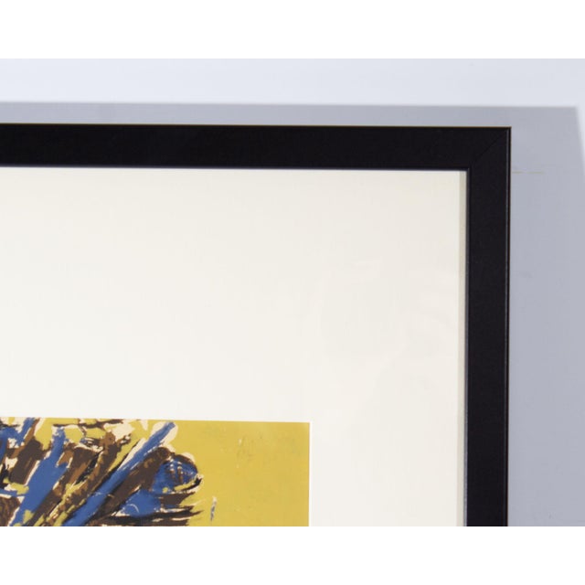 Contemporary 1957 Abstract Serigraph Print by Moshe Tamir For Sale - Image 3 of 8