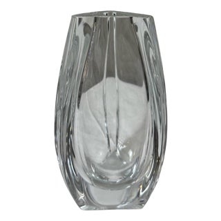 Crystal Vase from Baccarat, 1930s For Sale