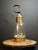 Antique 1840s Brass Whale Oil Lantern Fixed Globe Pear Shape Glass For Sale In Boston - Image 6 of 14