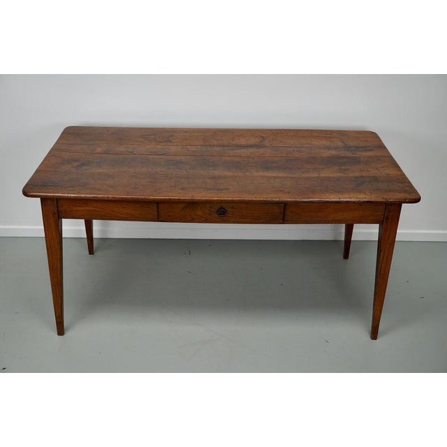 Rustic 19th Century French Farmhouse Dining Table in Chestnut For Sale - Image 3 of 18