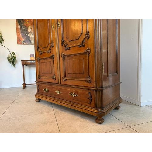 Baroque Wardrobe in Pine For Sale - Image 9 of 15