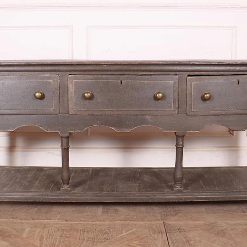 English Painted Potboard Dresser Base For Sale - Image 3 of 9