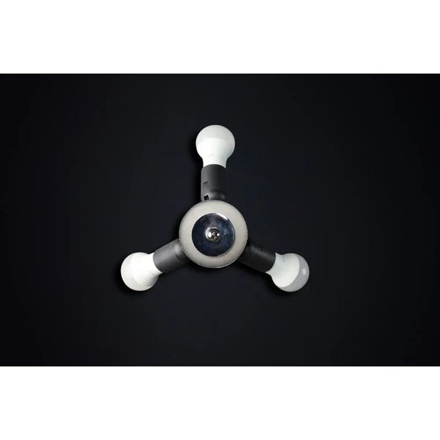 Gray Mid-Century Brussels World Expo Wall Light in Glass, 1958 For Sale - Image 8 of 9