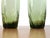 Glass 1960s Anchor Hocking Drinking Glasses in Central Park Ivy Green Swirl Pattern - Set of 4 For Sale - Image 7 of 9