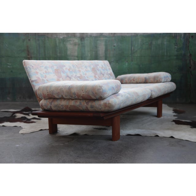 Danish Modern Teak Gondola Scandinavian Sofa, 1970s/80s For Sale - Image 9 of 9