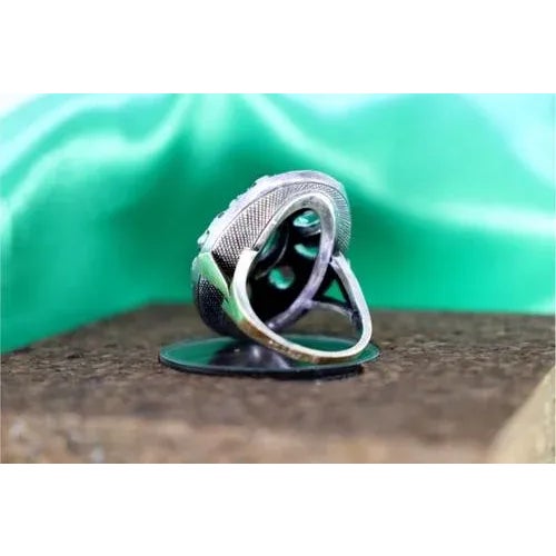 Gold Gold and Silver Ring with Teardrop and Pear Cut Zirconias For Sale - Image 8 of 10